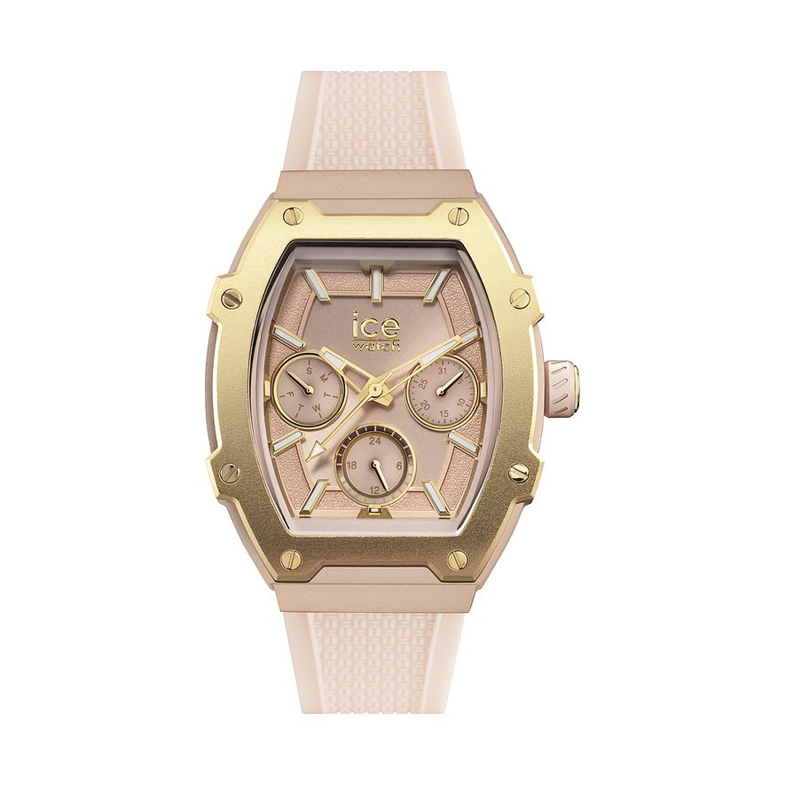 ICE Watch Damenuhr Boliday 022864, Damen, Aluminium, Armband: Silikon, Quarz, analog