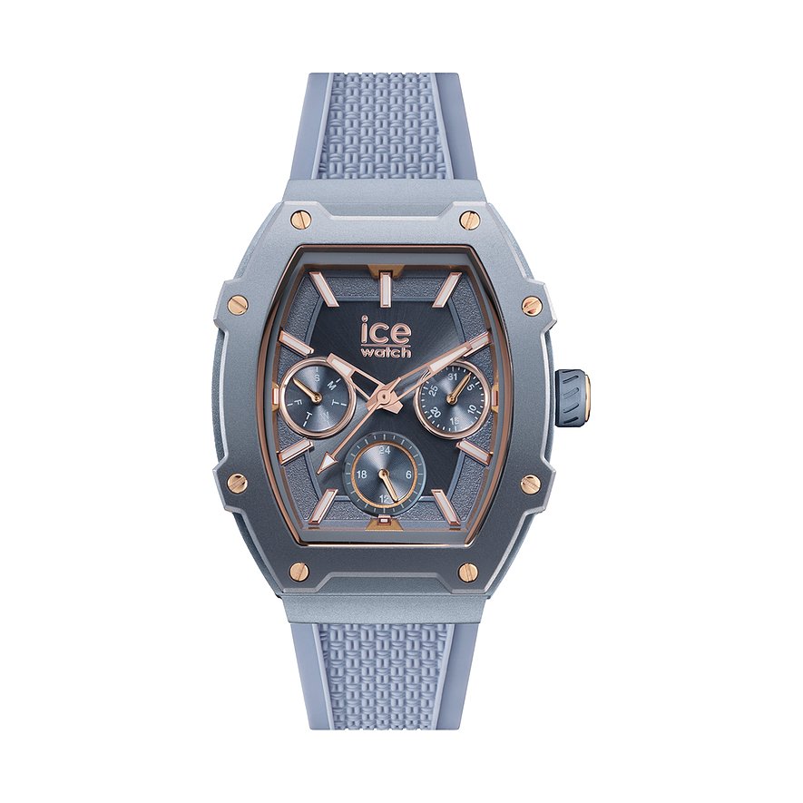 ICE Watch Damenuhr Boliday 022867, Damen, Aluminium, Armband: Silikon, Quarz, analog