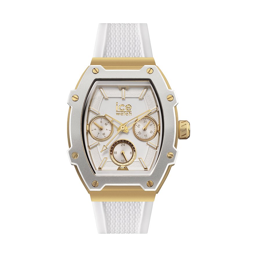 ICE Watch Damenuhr Boliday 022871, Damen, Aluminium, Armband: Silikon, Quarz, analog