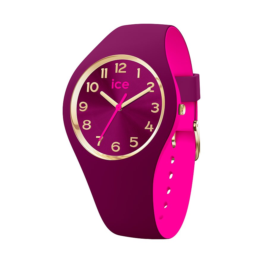 ICE Watch Damenuhr ice 023276, Damen, Edelstahl, Armband: Silikon, Quarz, analog