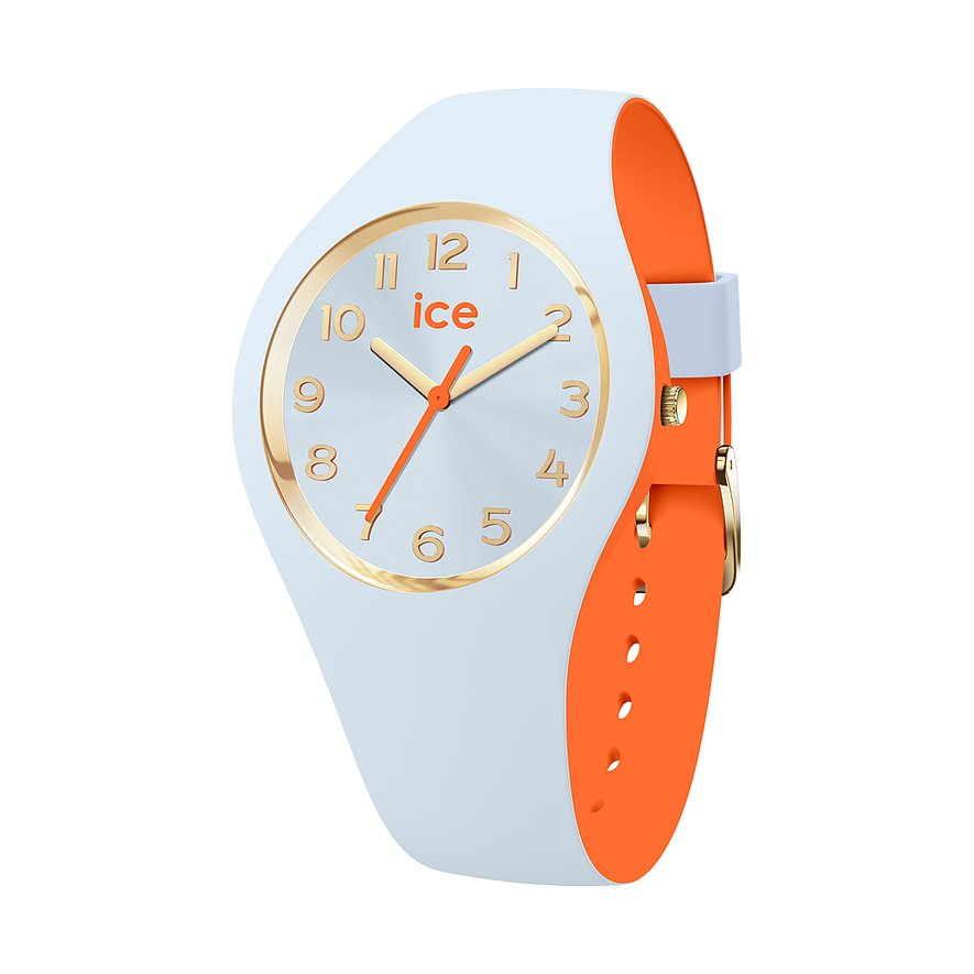 ICE Watch Damenuhr ice 023278, Damen, Edelstahl, Armband: Silikon, Quarz, analog