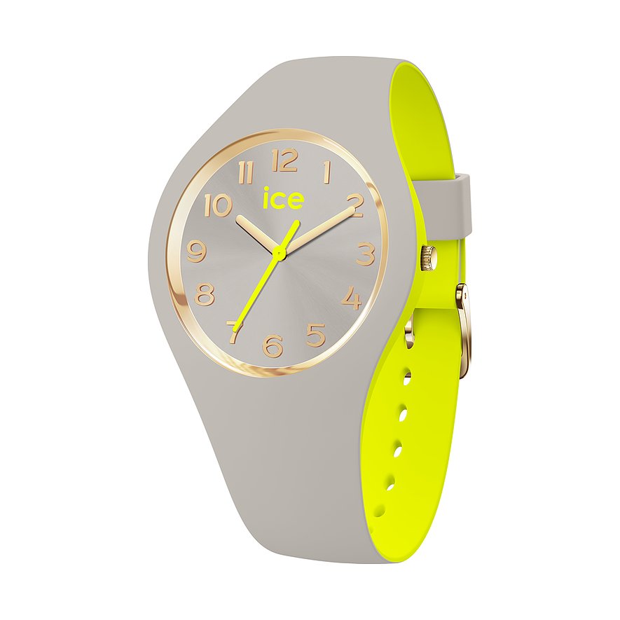 ICE Watch Damenuhr ice 023279, Damen, Edelstahl, Armband: Silikon, Quarz, analog