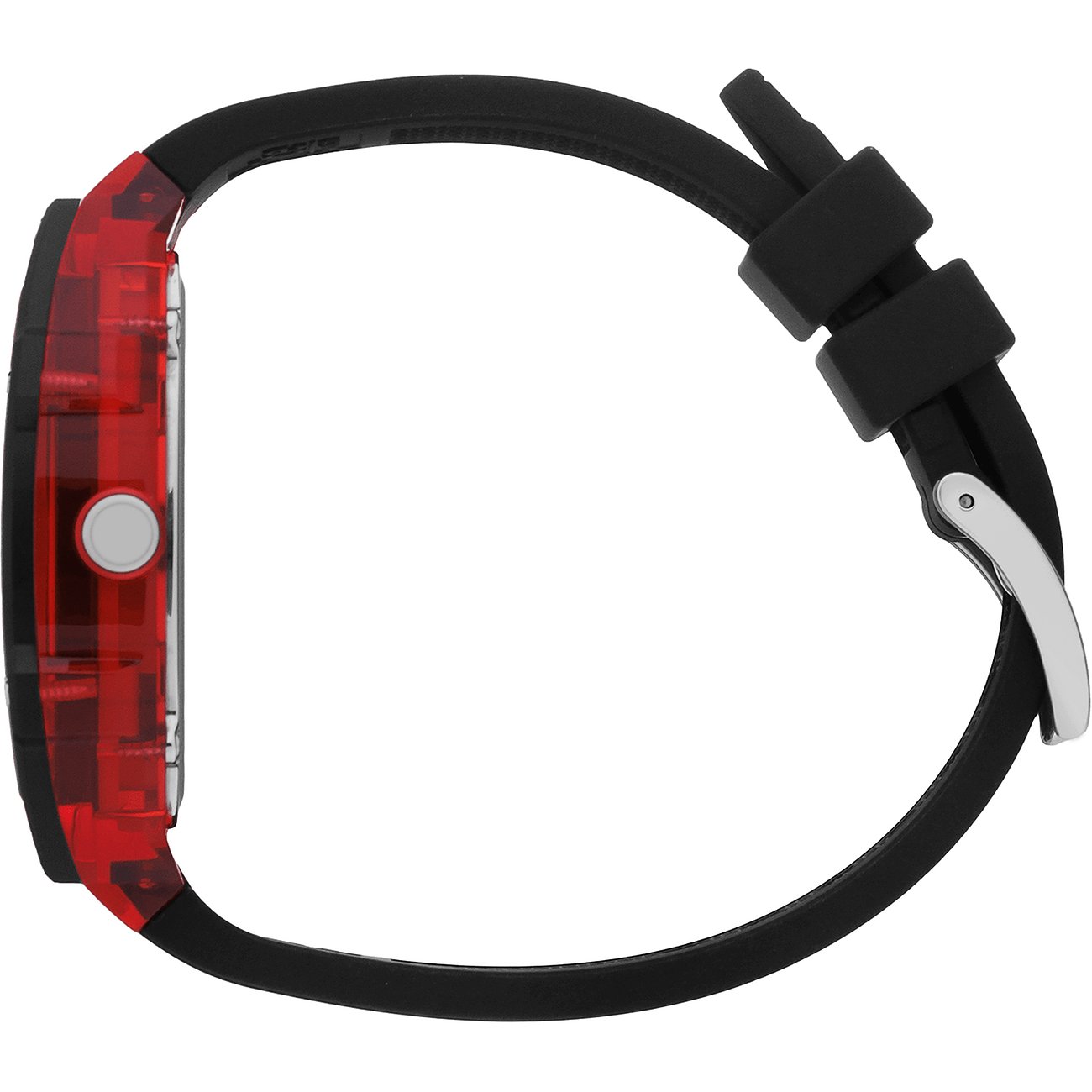 ICE Watch herenhorloge met aluminium kast, rood en zwart.