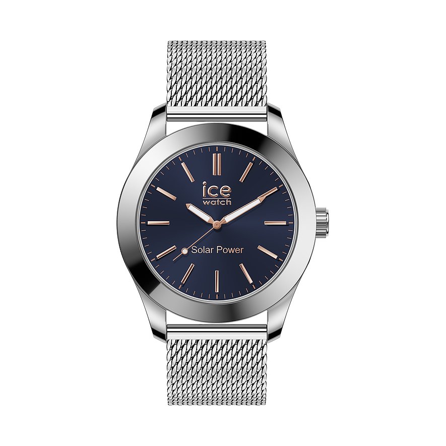 ICE Watch Herrenuhr IW 023794, Herren, Edelstahl, Armband: Edelstahl, Solar, analog