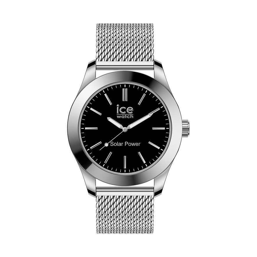ICE Watch Herrenuhr IW 023795, Herren, Edelstahl, Armband: Edelstahl, Solar, analog