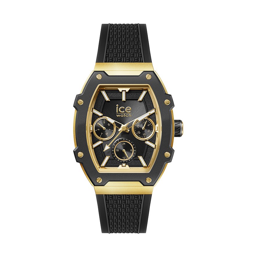 ICE Watch Damenuhr Boliday 023901, Damen, Edelstahl, Aluminium, Armband: Silikon, Quarz, analog