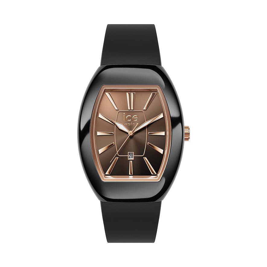 ICE Watch Damenuhr Boliday 024032, Damen, Edelstahl, Armband: Silikon, Quarz, analog