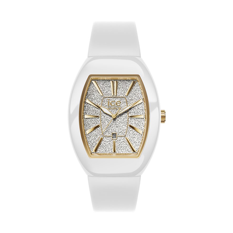 ICE Watch Damenuhr Boliday 024033, Damen, Edelstahl, Armband: Silikon, Quarz, analog