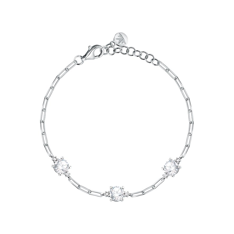 Morellato Armband Tesori, Zirkonia, Damen, 925er Silber, recycelt, silber