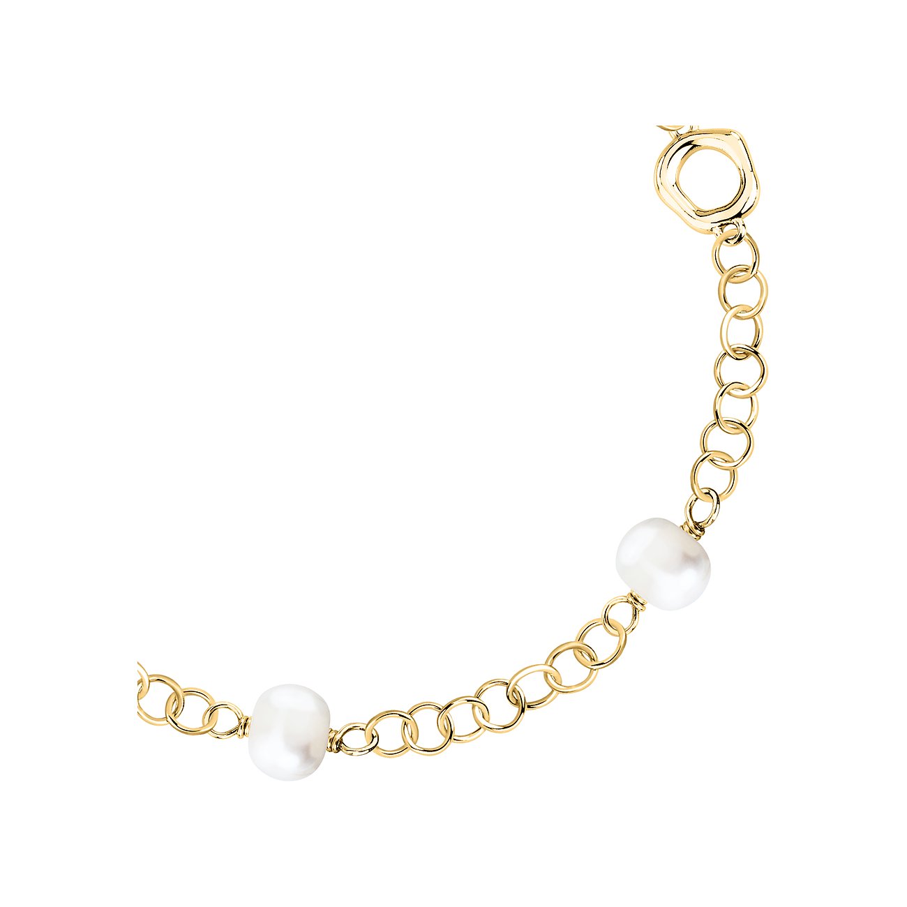 Bracelet Morellato en argent recyclé 925 avec perles.