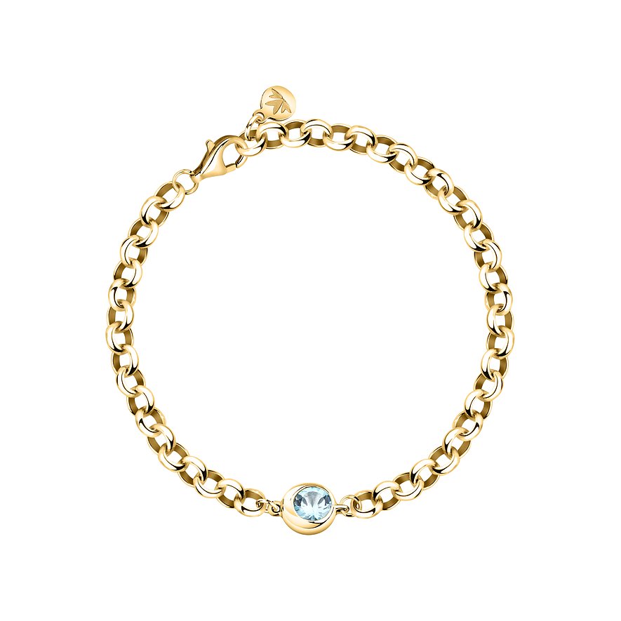 Morellato Armband Tesori Eterni, Topas, Damen, 925er Silber, recycelt, gelbgold