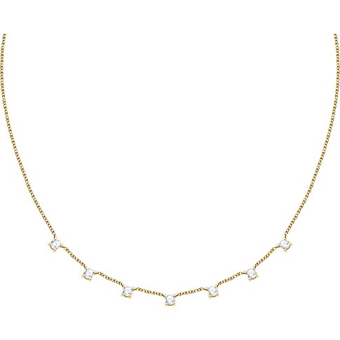 Collier Morellato en argent recyclé 925 avec zircone.