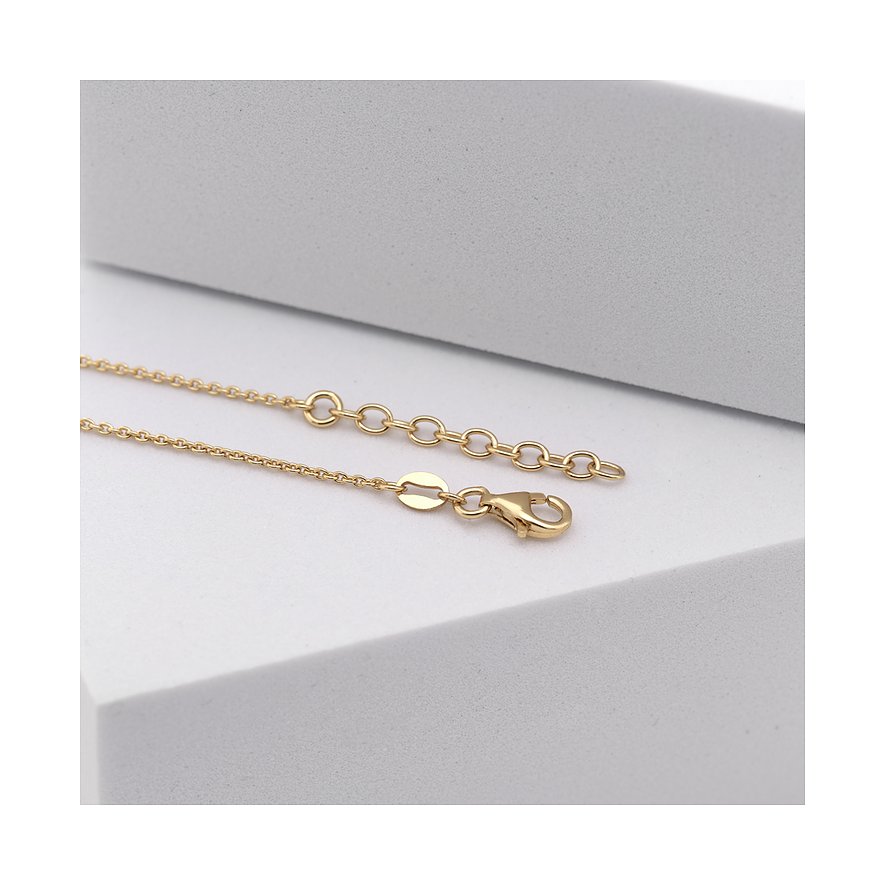 CHRIST Halsschmuck aus 925er recyceltem Silber mit Zirkonia.