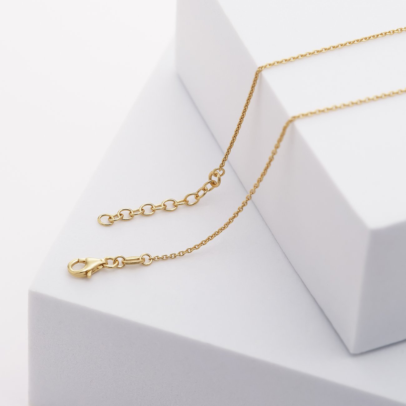 Collier CHRIST en argent 925 avec zircone, couleur or.