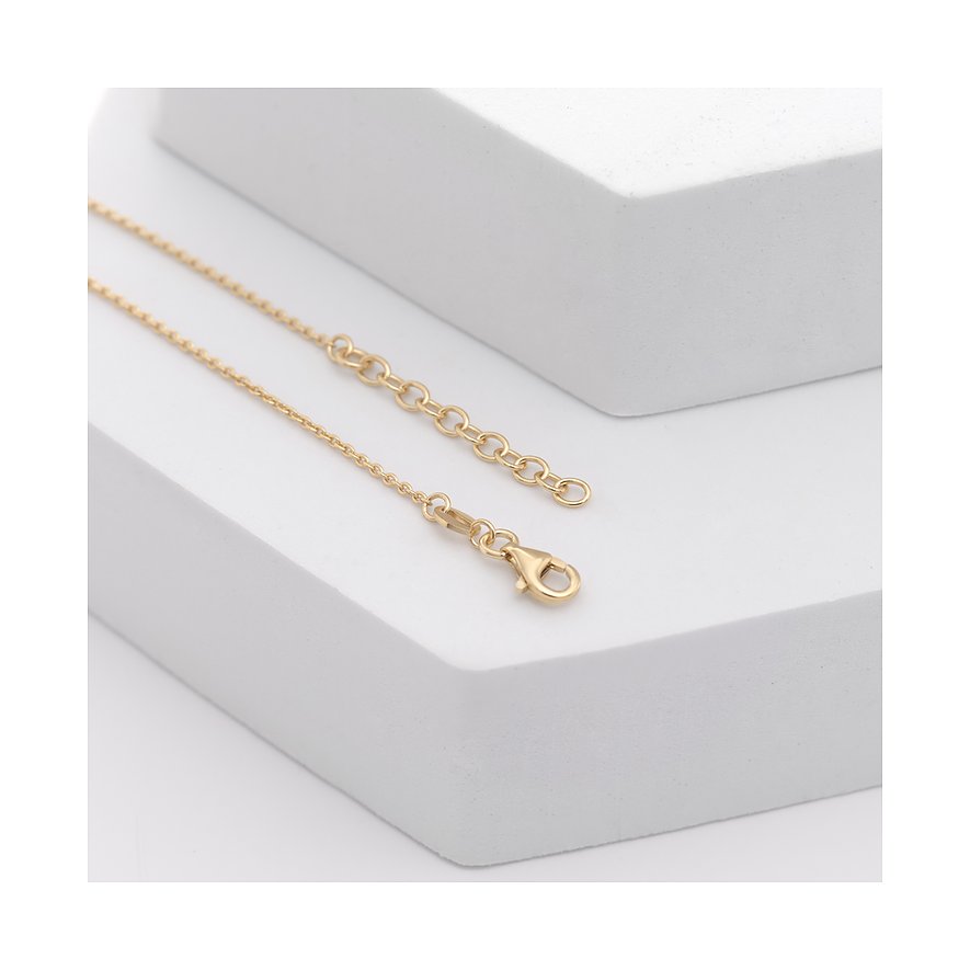 CHRIST halsband i 925 återvunnet silver med cubic zirconia och karbinhake.