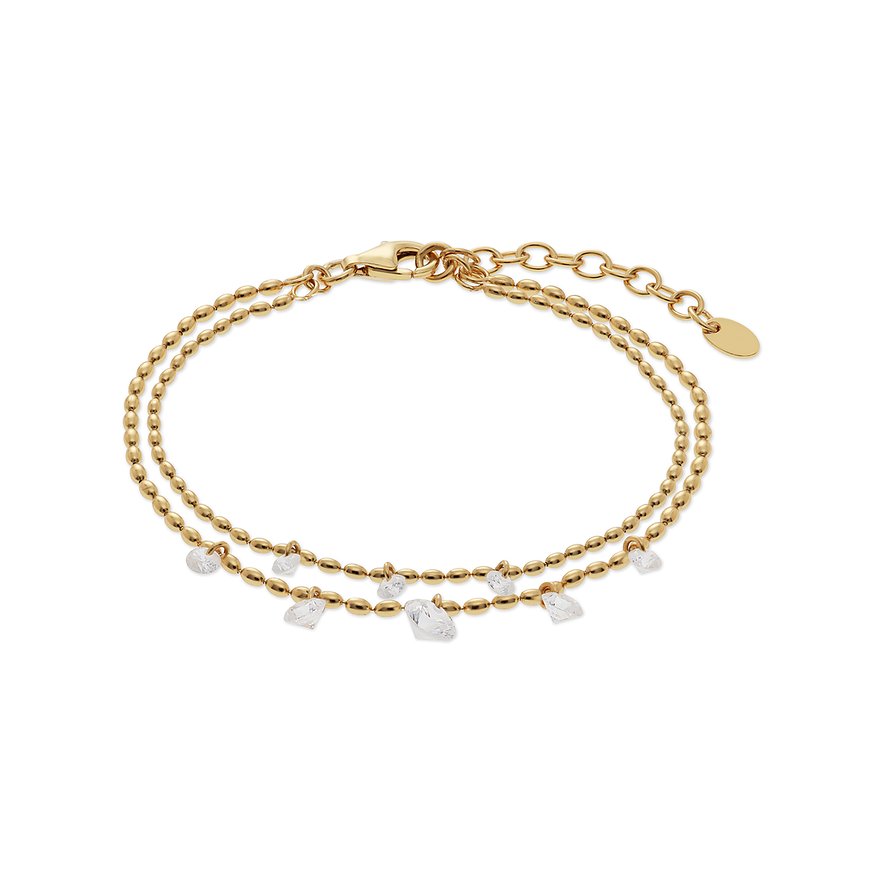 CHRIST armbånd af 925 genanvendt sølv med zirkonia.