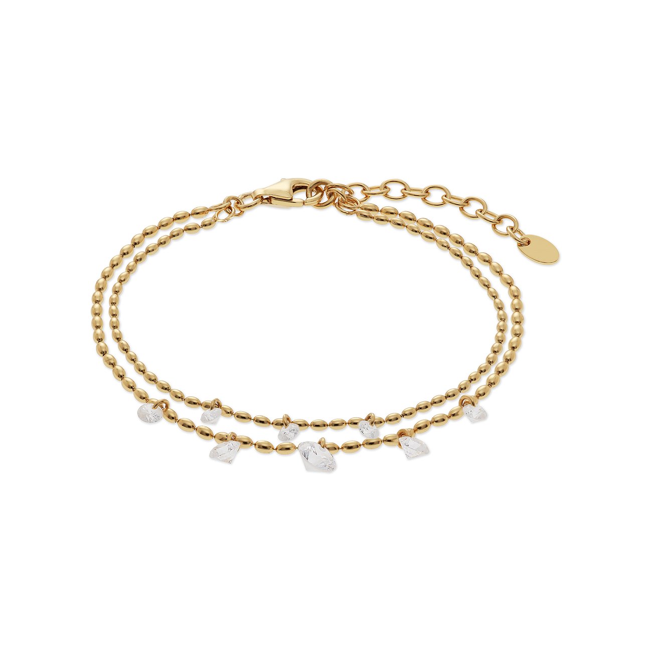 CHRIST armbånd af 925 genanvendt sølv med zirkonia.