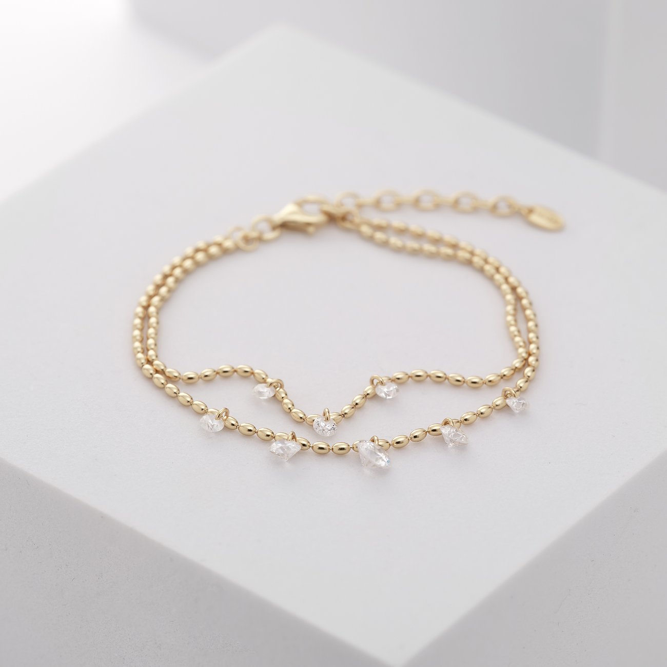 CHRIST armbånd af 925 sterling sølv med zirkonia.