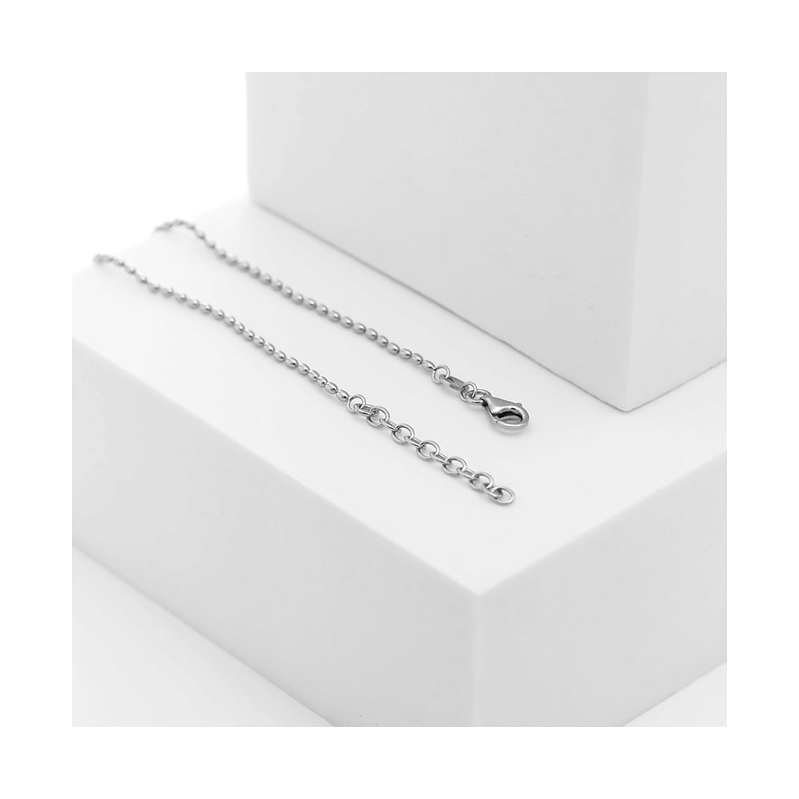 CHRIST Halsschmuck aus 925 recyceltem Silber mit Zirkonia.