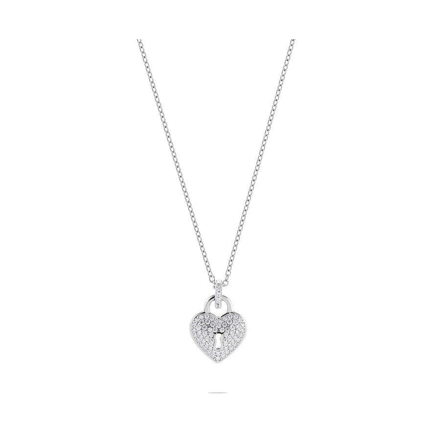 CHRIST Kette, Zirkonia, Damen, 925er Silber, recycelt, silber