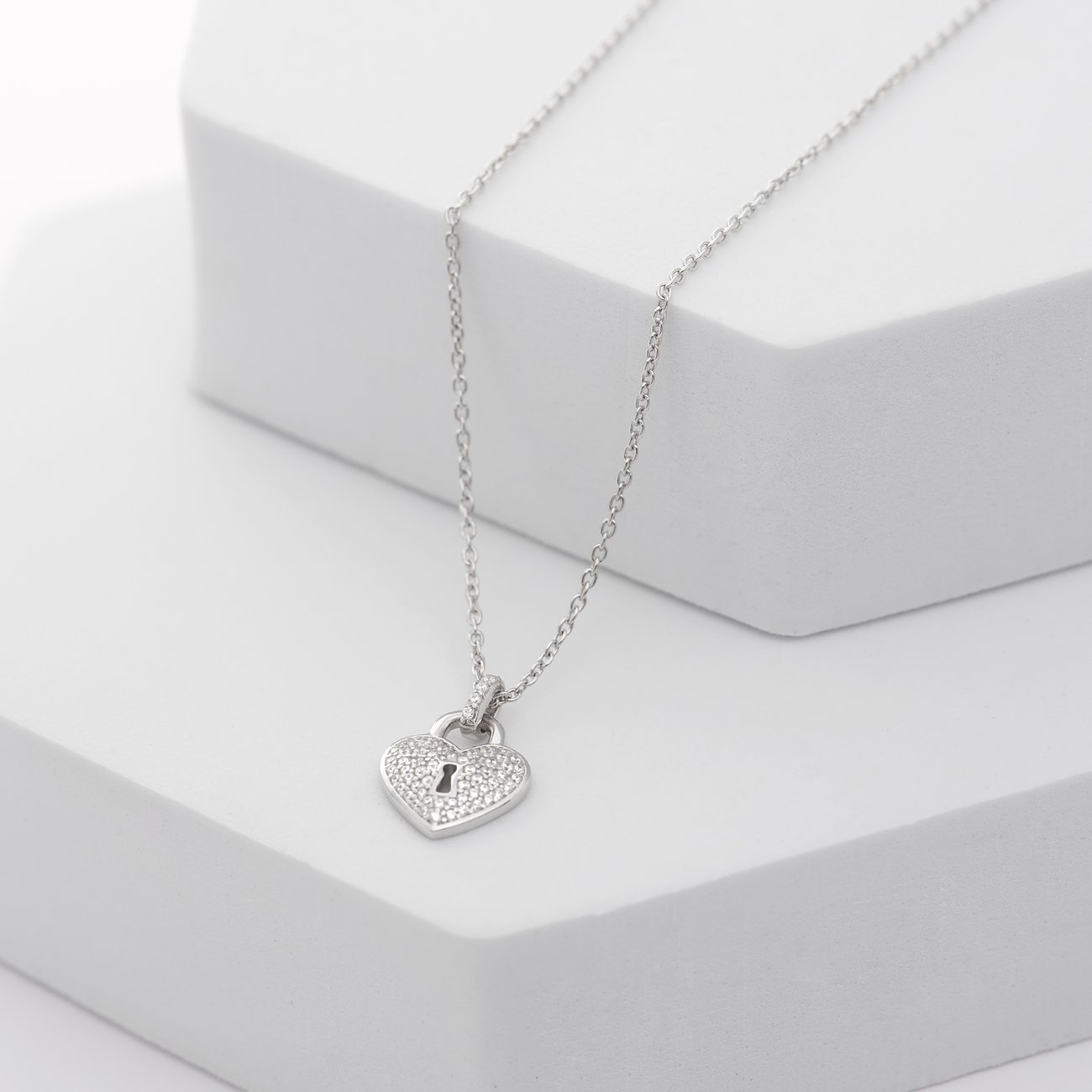 CHRIST halsband i 925 sterlingsilver med kubisk zirkonia.