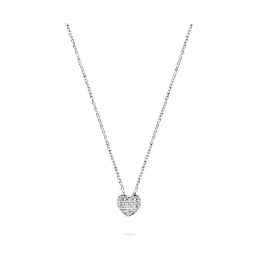 CHRIST Kette, Zirkonia, Damen, 925er Silber, recycelt, silber