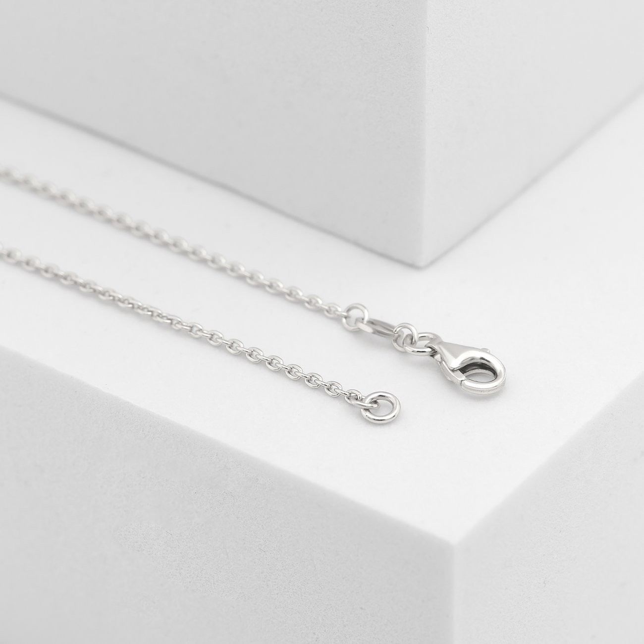 CHRIST Silber 925 Kette mit Zirkonia und Karabinerverschluss.