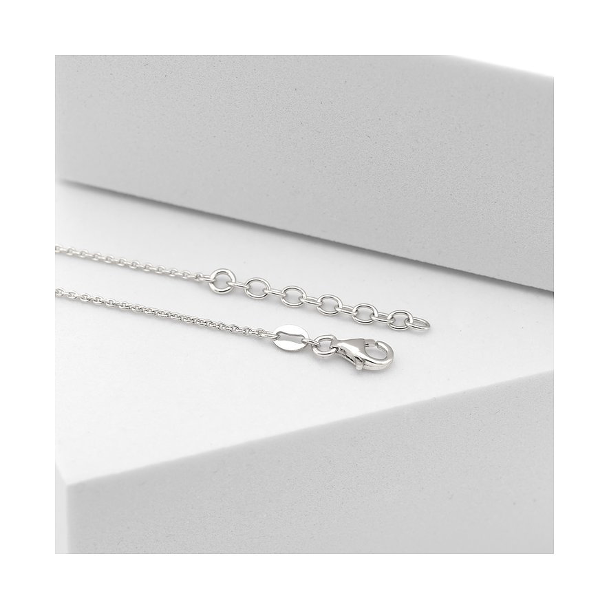 Collier CHRIST en argent recyclé 925 avec zircone.