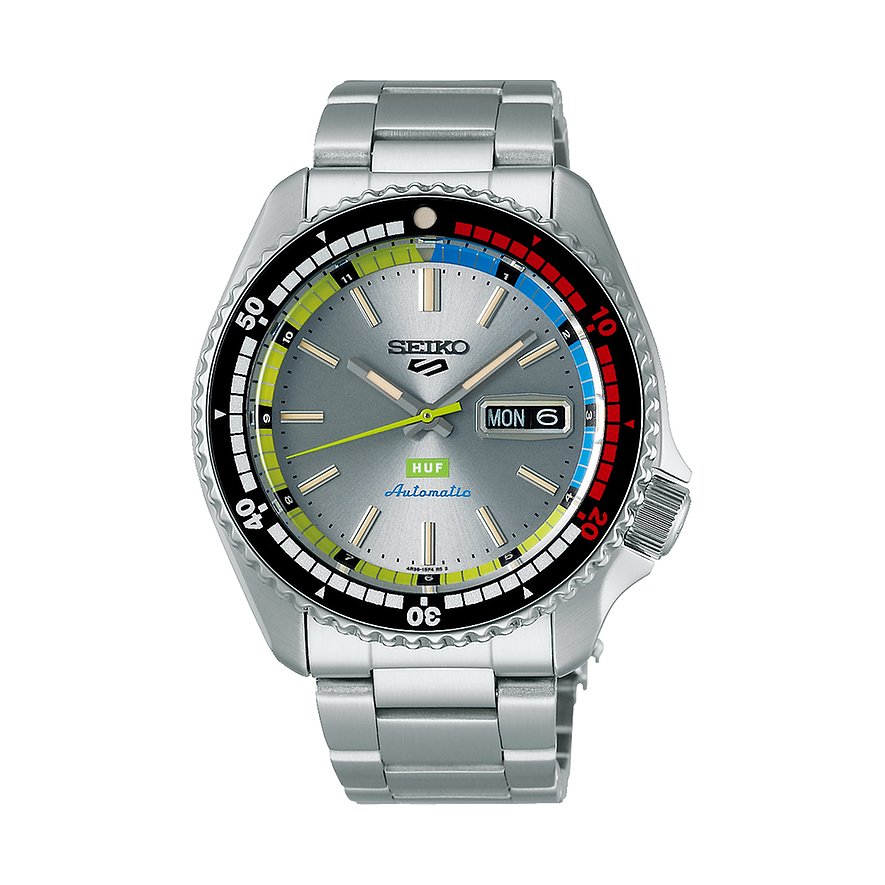 Seiko Herrenuhr Seiko 5 Sports SKX Series Limited Edition SRPL33K1, Herren, Edelstahl, Armband: Edelstahl, Automatik, analog