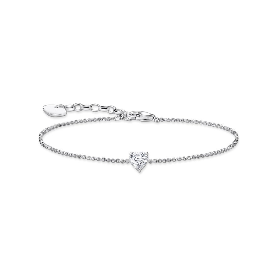 2. Chance - Thomas Sabo Armband A2157-051-14-L19V, Zirkonia, Damen, 925er Silber, silber