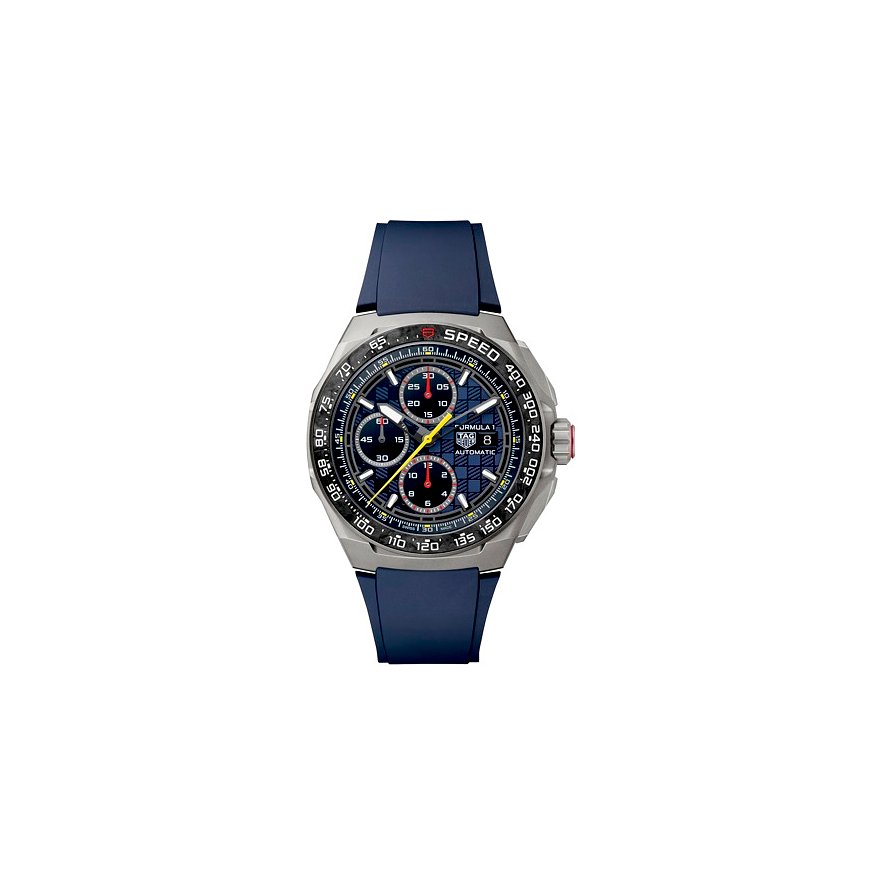 TAG Heuer Chronograph Formula 1 Chronograph CBZ2080.FT8091, Herren, Edelstahl, Armband: Kautschuk, Quarz, analog