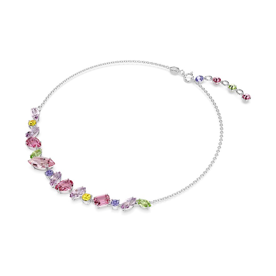 Swarovski Kette Gema, Swarovski-Kristall, Damen, Metall, silber
