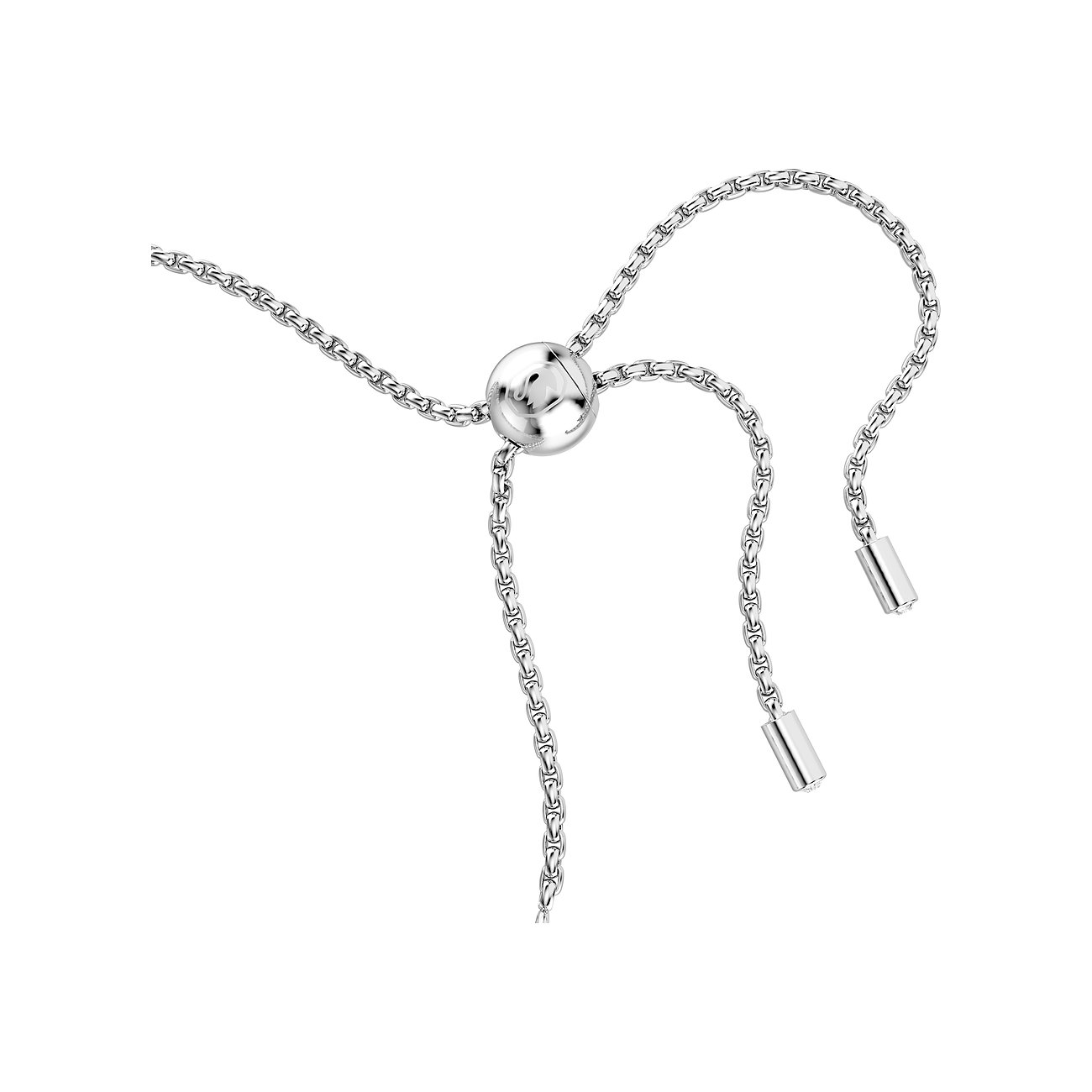 Swarovski Armband aus Metall mit Kristallen und verstellbarem Verschluss.