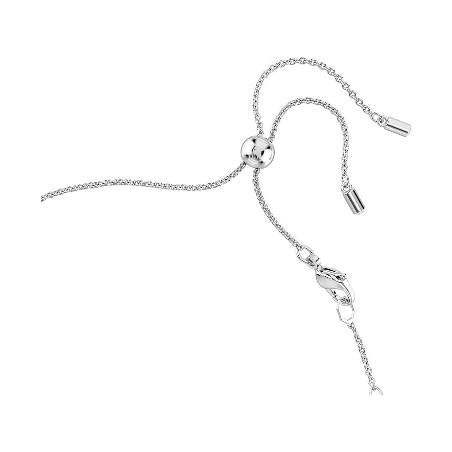Swarovski Halsschmuck aus Metall mit Swarovski-Kristall, als Kette mit Karabinerverschluss.