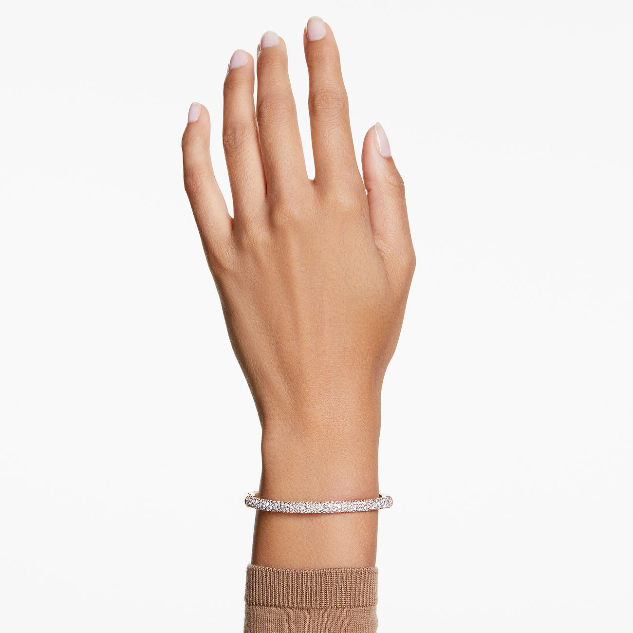 Swarovski Armband aus Metall mit Kristallen, schmal und glitzernd.