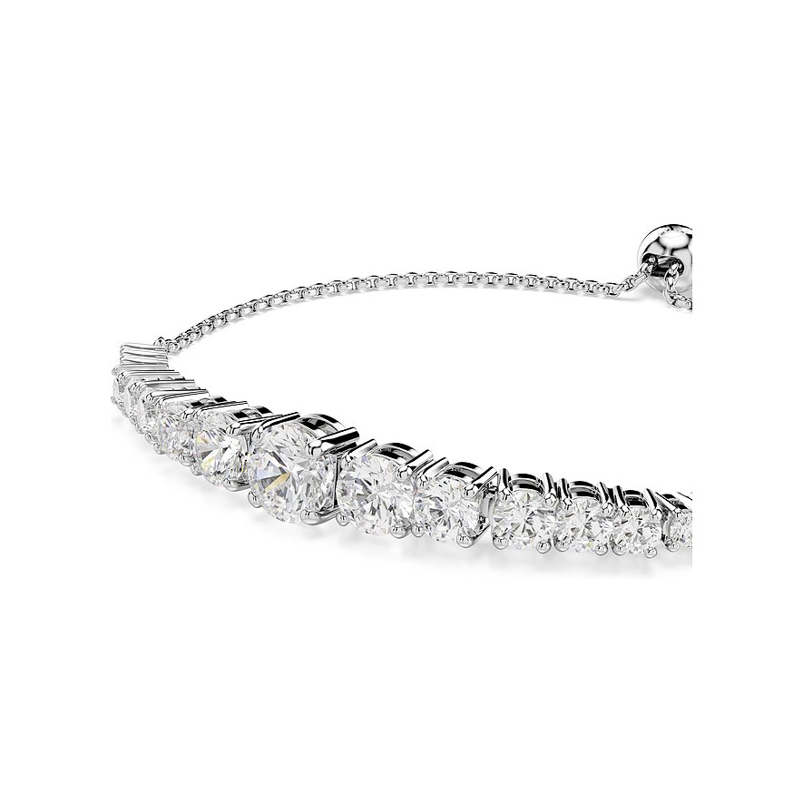 Swarovski Armband aus Metall mit Swarovski-Kristallen, als Schlangenkette.
