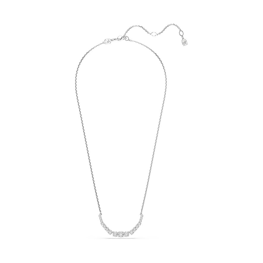 Swarovski Kette Matrix, Swarovski-Kristall, Damen, Metall, weiß