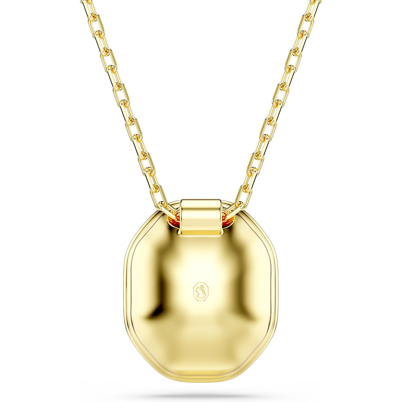 Swarovski Anhänger aus Metall, goldfarben, mit Swarovski-Kristall.