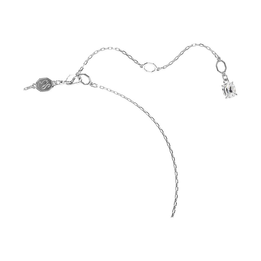 Swarovski ketting van metaal met een Swarovski-kristal.