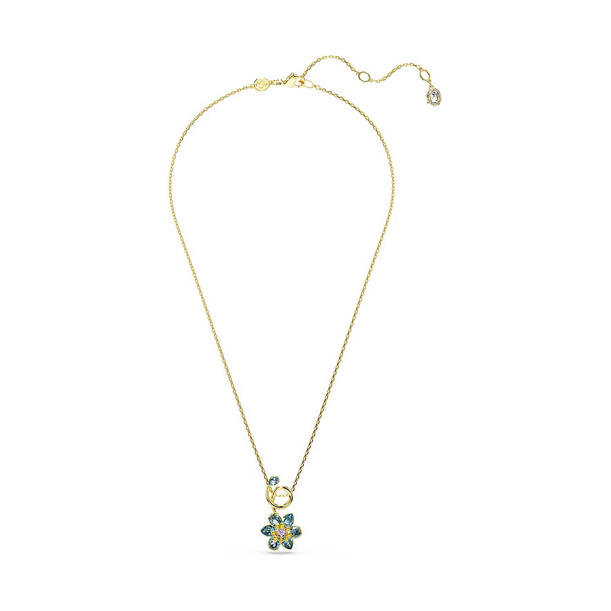 Swarovski Kette Idyllia, Swarovski-Kristall, Damen, Metall, silber