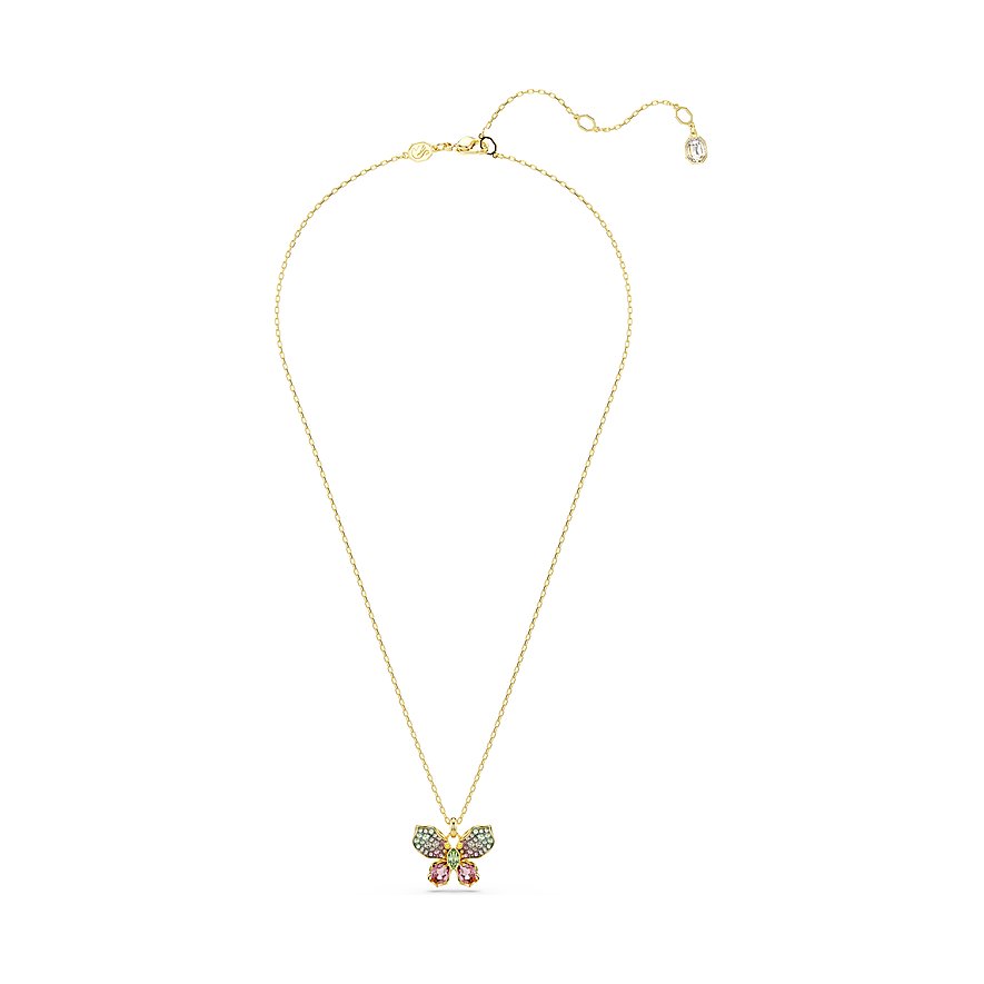 Swarovski Kette Idyllia, Swarovski-Kristall, Damen, Metall, silber