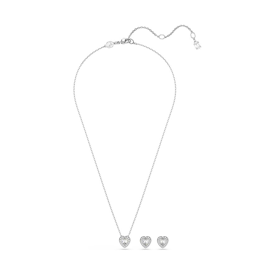 Swarovski Schmuck-Set Ariana Grande Capsule, Swarovski-Kristall, Damen, Metall, silber