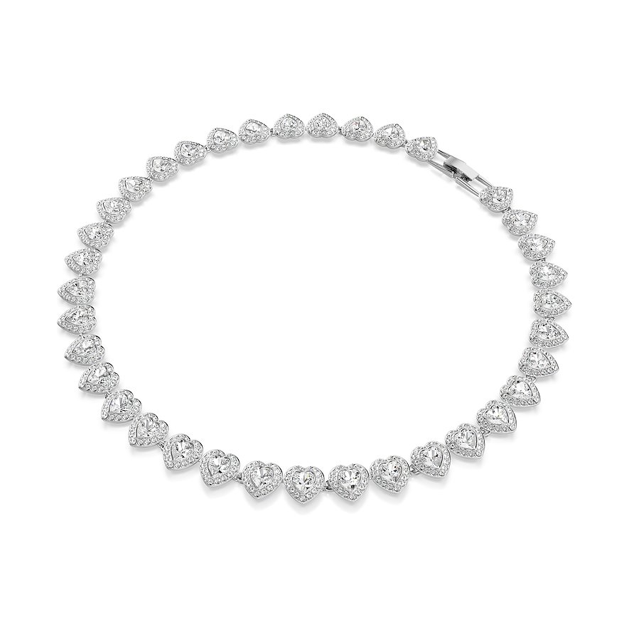 Swarovski Kette Ariana Grande Capsule, Swarovski-Kristall, Damen, Metall, weiß