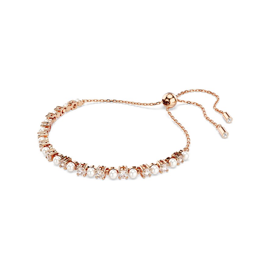Swarovski Armband Matrix, Swarovski-Kristall, Damen, Metall, rosa