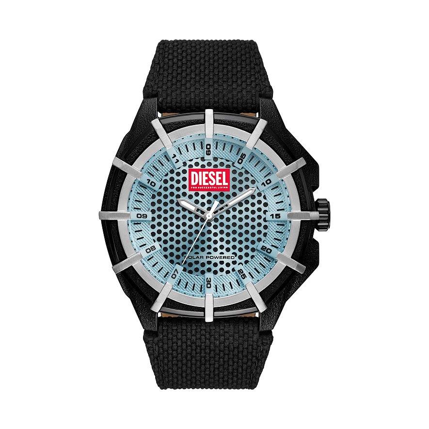 Diesel Herrenuhr FRAMED DZ4679, Herren, Kunststoff, Armband: Kunststoff, Solar, analog
