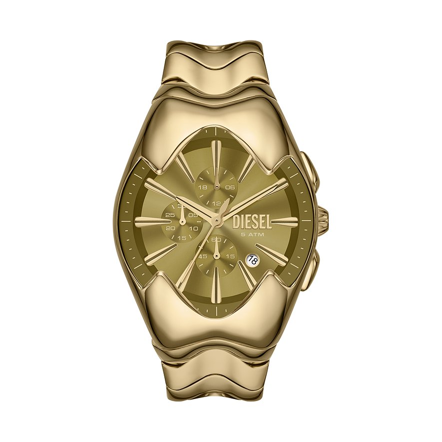 Diesel Chronograph MERCURIAL DZ4681, Herren, Edelstahl, Armband: Edelstahl, Quarz, analog