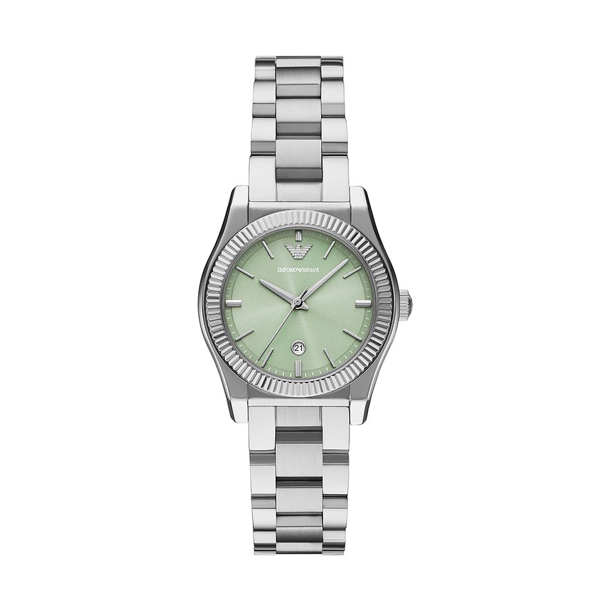 Emporio Armani Damenuhr AR11656, Damen, Edelstahl, Armband: Edelstahl, Quarz, analog