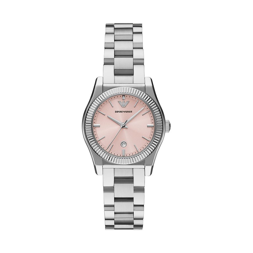 Emporio Armani Damenuhr AR11658, Damen, Edelstahl, Armband: Edelstahl, Quarz, analog