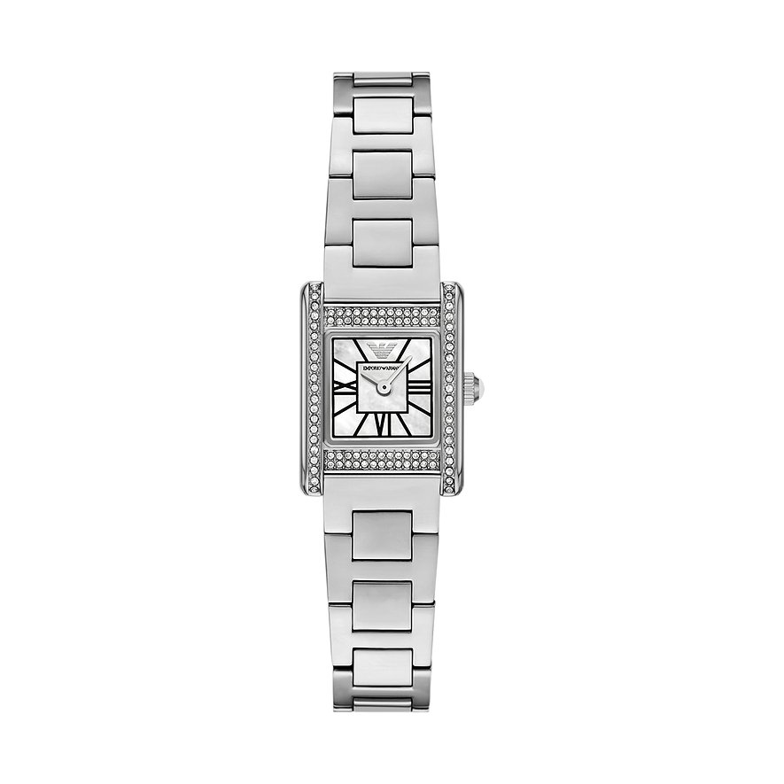 Emporio Armani Damenuhr AR11662, Damen, Edelstahl, Armband: Edelstahl, Quarz, analog