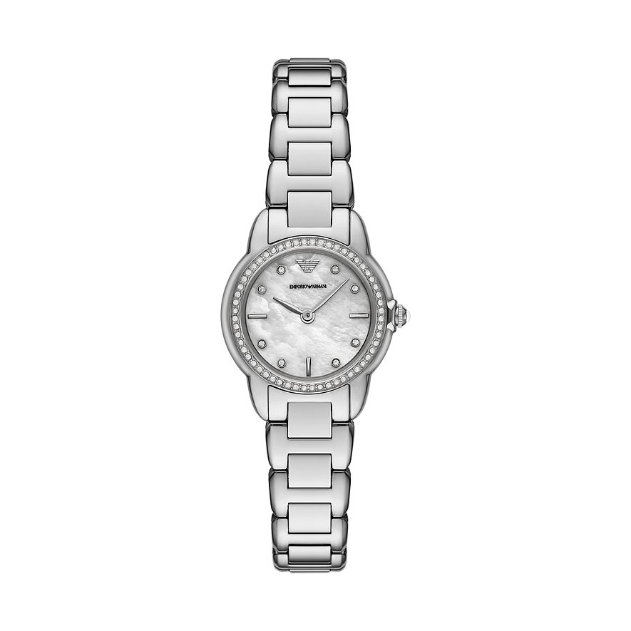 Emporio Armani Damenuhr AR11669, Damen, Edelstahl, Armband: Edelstahl, Quarz, analog